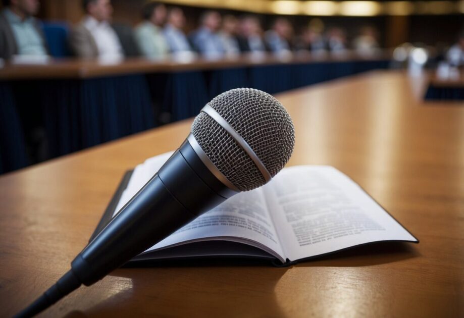 A table with a list of speaker fees and partnership details in the world of public speaking